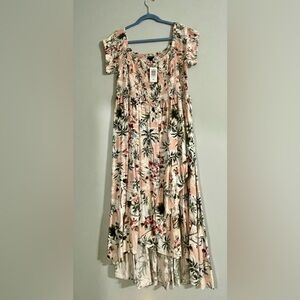 Torrid Tropical Palm Print Dress